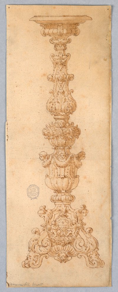Design for Candelabra by Unknown